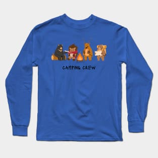 Camping Crew Woodland Animals Long Sleeve T-Shirt